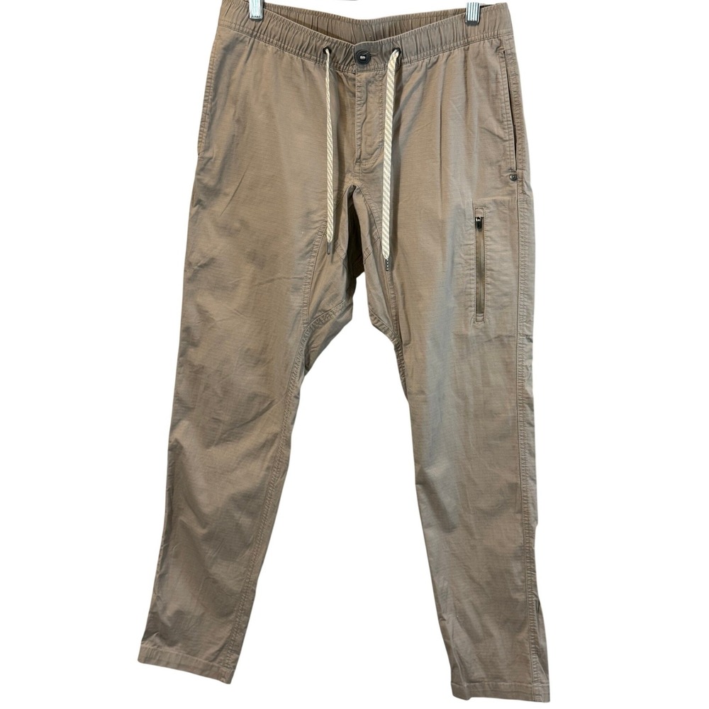 Vuori Mens Ripstop Pant Color Sesame Size Medium